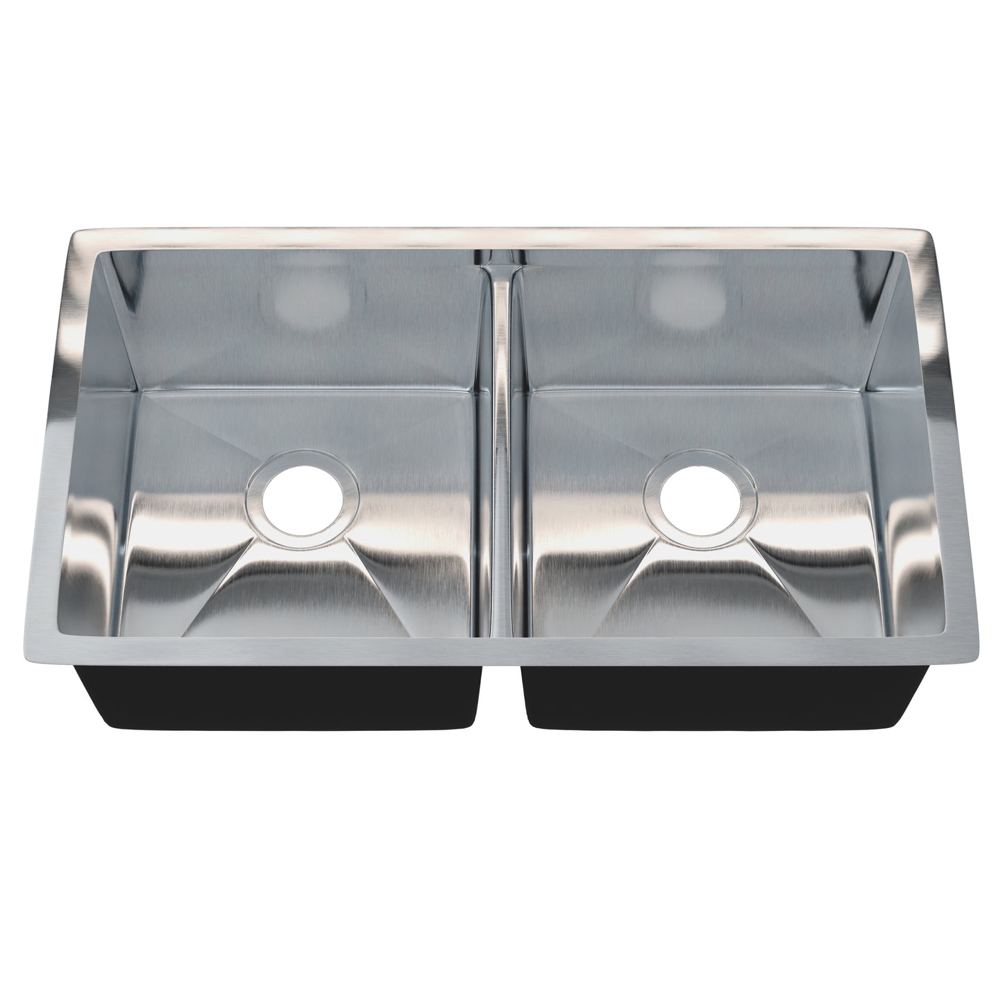 32-inch Stainless Steel Double Bowl Kitchen Sink - NKSS-R1032189DB