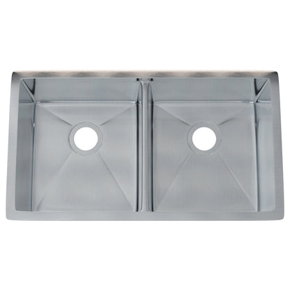 32-inch Stainless Steel Double Bowl Kitchen Sink - NKSS-R1032189DB