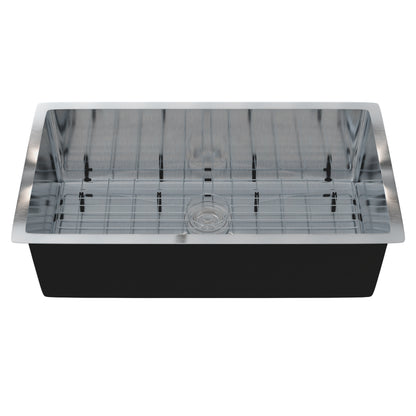 32-inch Stainless Steel Single Bowl Kitchen Sink - NKSS-R1032189SB
