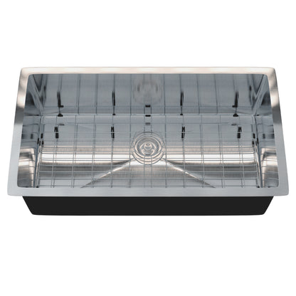 32-inch Stainless Steel Single Bowl Kitchen Sink - NKSS-R1032189SB