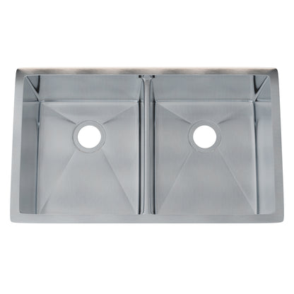 33-inch Stainless Steel Double Bowl Kitchen Sink - NKSS-R10331910DB