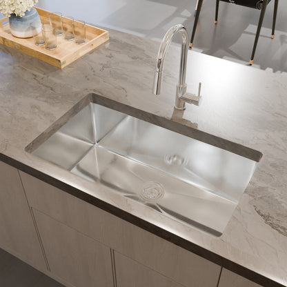 33-inch Stainless Steel Single Bowl Kitchen Sink - NKSS-R10331910SB