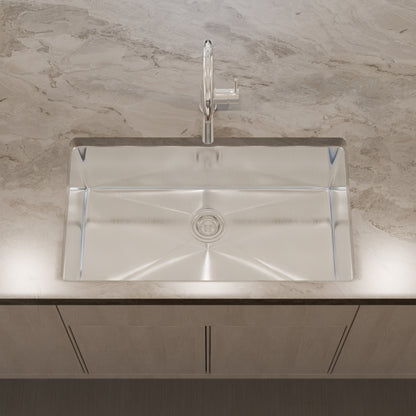 33-inch Stainless Steel Single Bowl Kitchen Sink - NKSS-R10331910SB