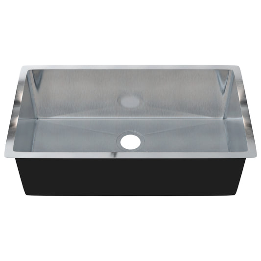 33-inch Stainless Steel Single Bowl Kitchen Sink - NKSS-R10331910SB