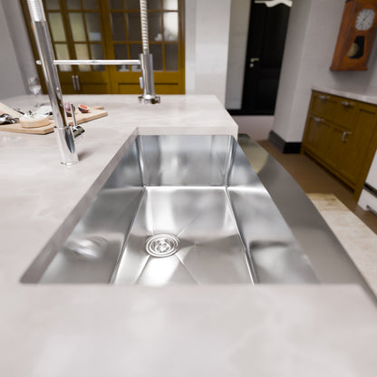 36-inch Stainless Steel Single Bowl Farmhouse Kitchen Sink - NKSS-R103621SBFRM