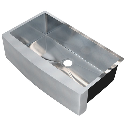 36-inch Stainless Steel Single Bowl Farmhouse Kitchen Sink - NKSS-R103621SBFRM