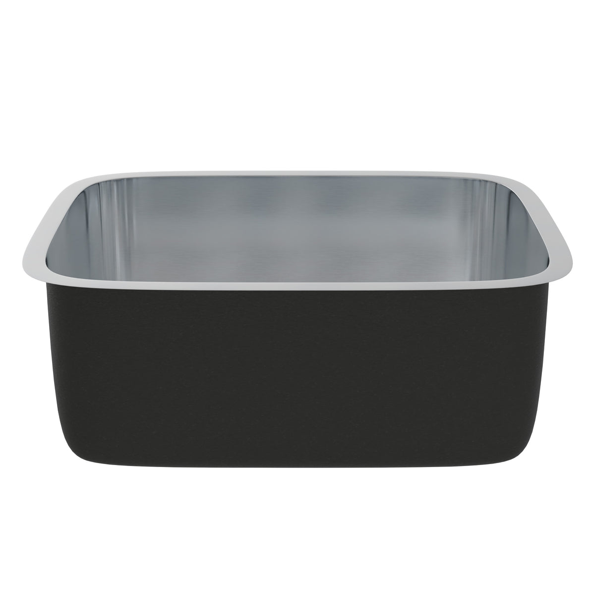 Novatto Classic 23-inch single bowl stainless steel kitchen/bar sink with drain, ideal for modern kitchen or bar setup