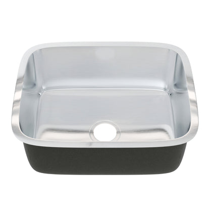 Classic 23-inch Single Bowl Stainless Steel Kitchen/Bar Sink - NKSS-R9023189SB