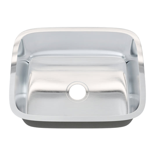 Classic 23-inch Single Bowl Stainless Steel Kitchen/Bar Sink - NKSS-R9023189SB