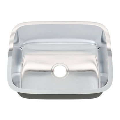 Classic 23-inch Single Bowl Stainless Steel Kitchen/Bar Sink - NKSS-R9023189SB