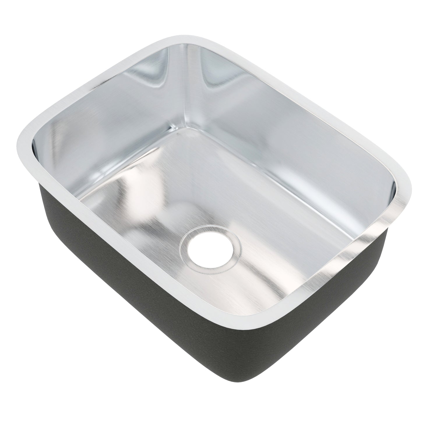 Classic 23-inch Single Bowl Stainless Steel Kitchen/Bar Sink - NKSS-R9023189SB