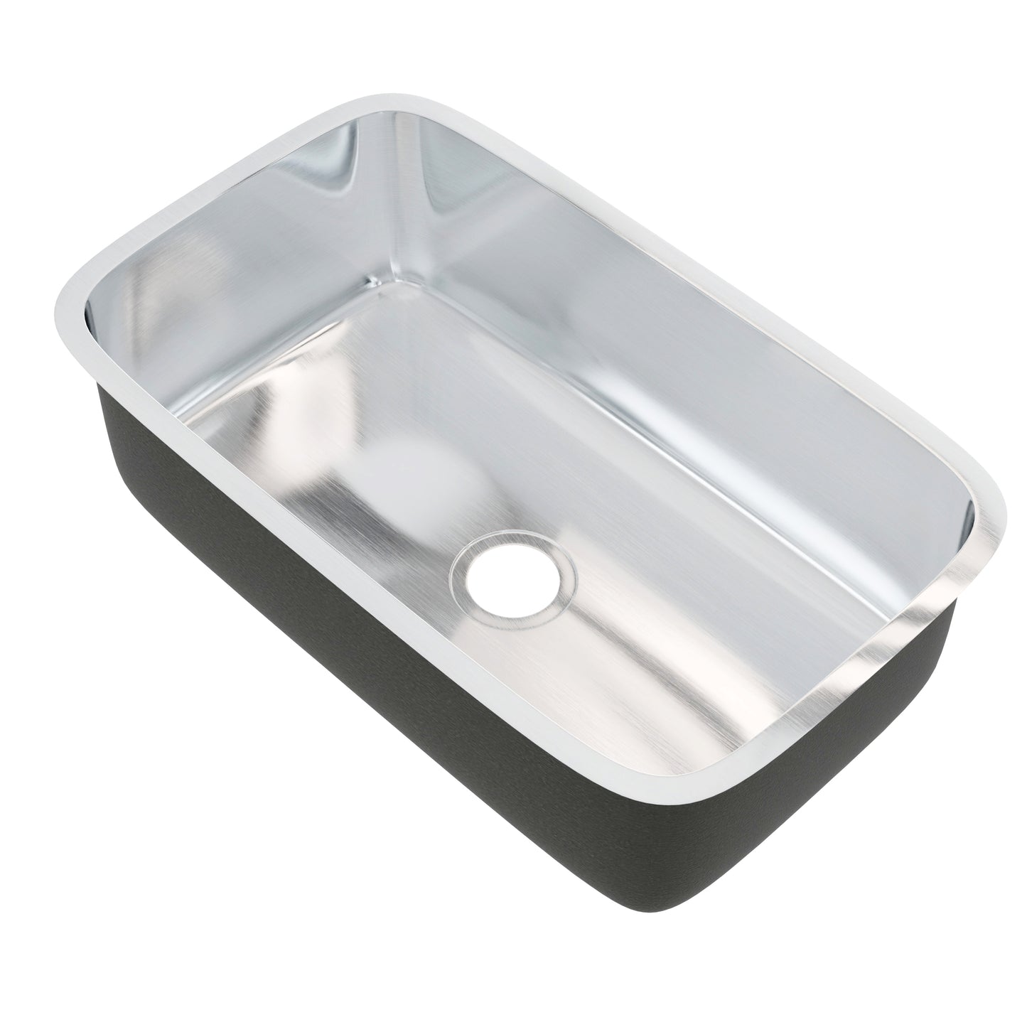 Classic 30-inch Single Bowl Stainless Steel Kitchen Sink - NKSS-R9030189SB