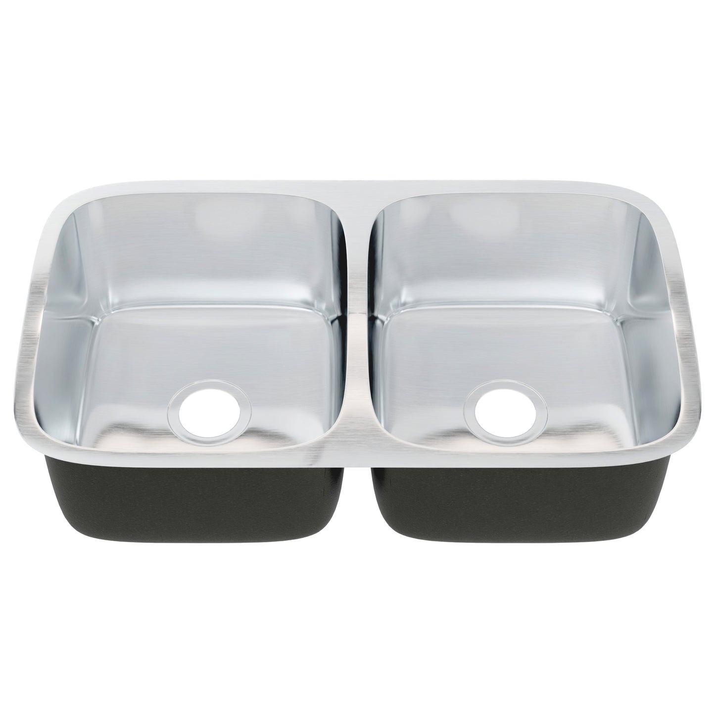 Classic 32-inch Double Bowl Stainless Steel Kitchen Sink - NKSS-R9032189DB