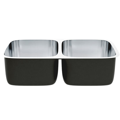 Classic 32-inch Double Bowl Stainless Steel Kitchen Sink - NKSS-R9032189DB