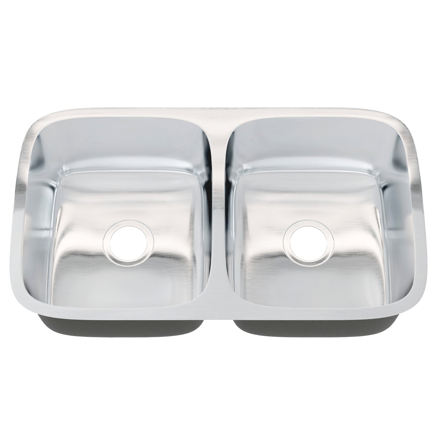Classic 32-inch Double Bowl Stainless Steel Kitchen Sink - NKSS-R9032189DB