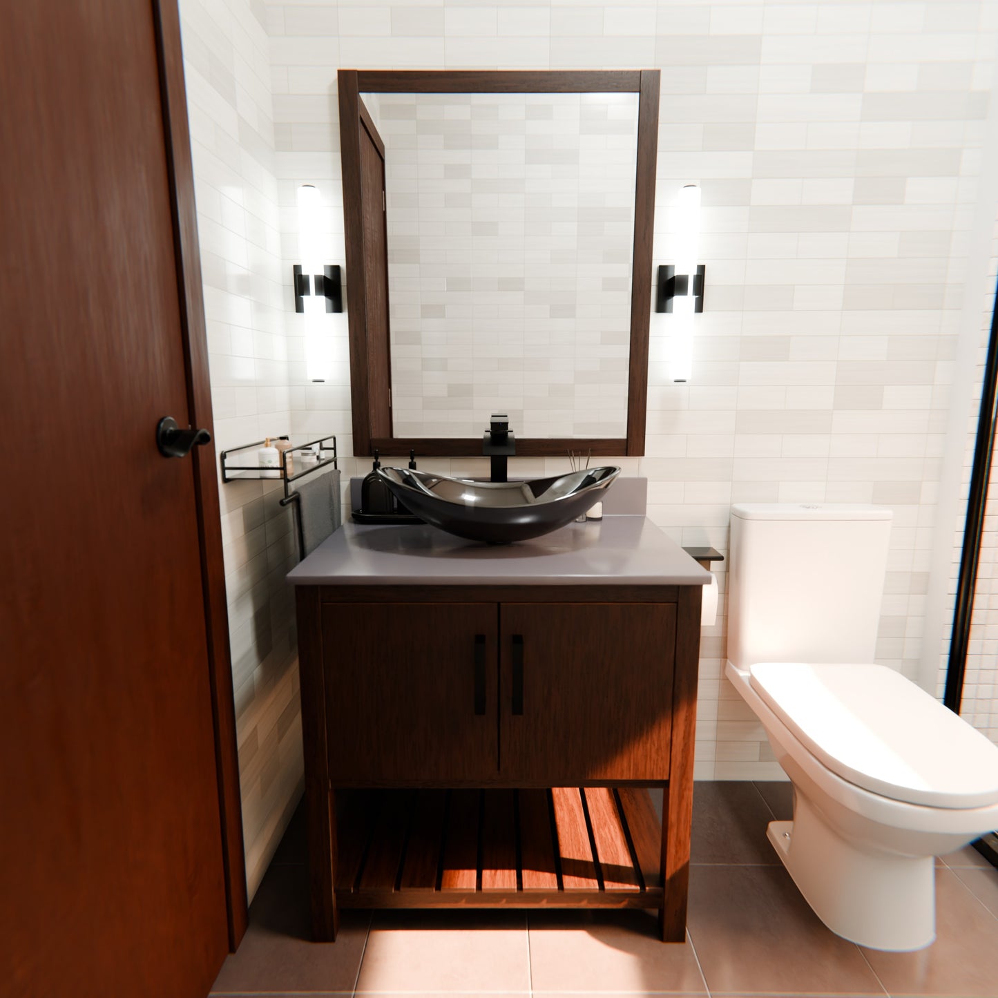 30-inch Vanity with Storm Grey Quartz Counter NOBV-30CM-280