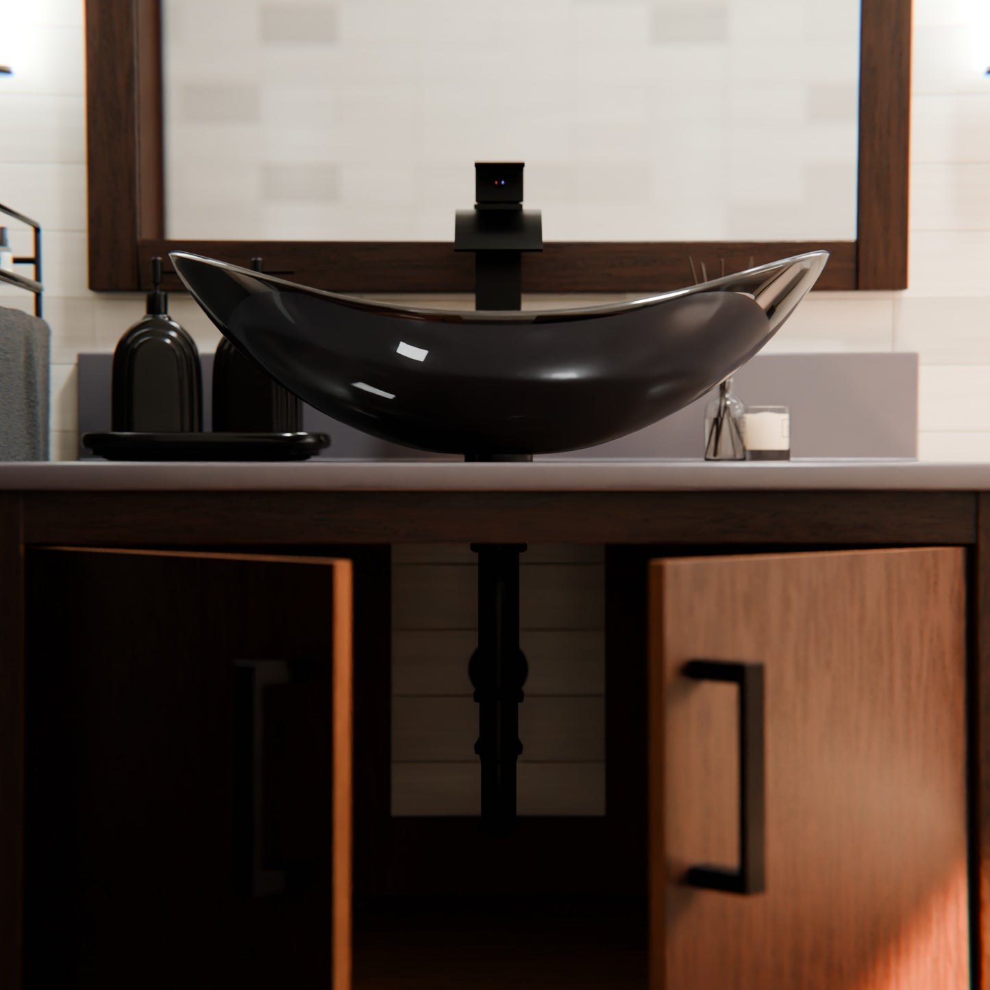 30-inch Vanity with Storm Grey Quartz Counter NOBV-30CM-280