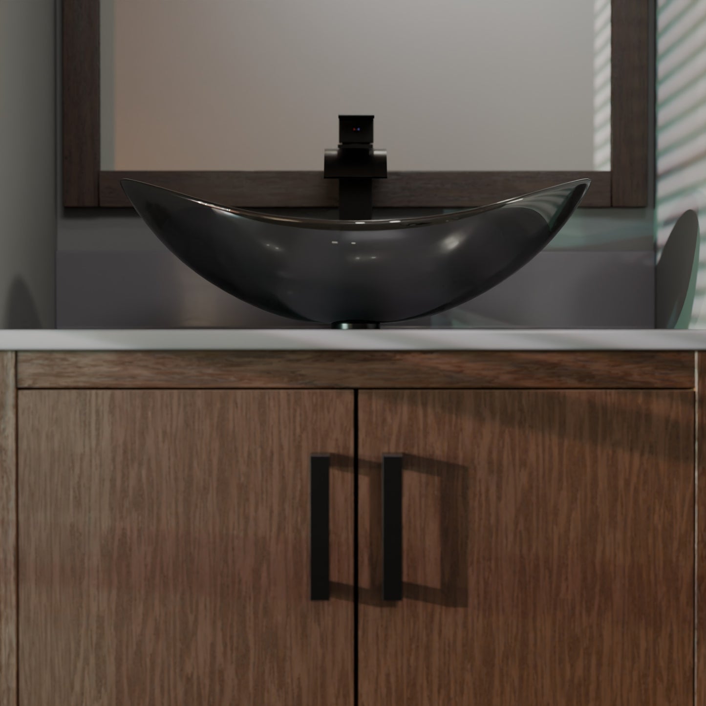 30-inch Vanity with Storm Grey Quartz Counter NOBV-30CM-280