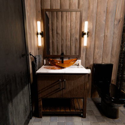 30-inch Vanity with Café Mocha Quartz Counter NOBV-30CM-6001