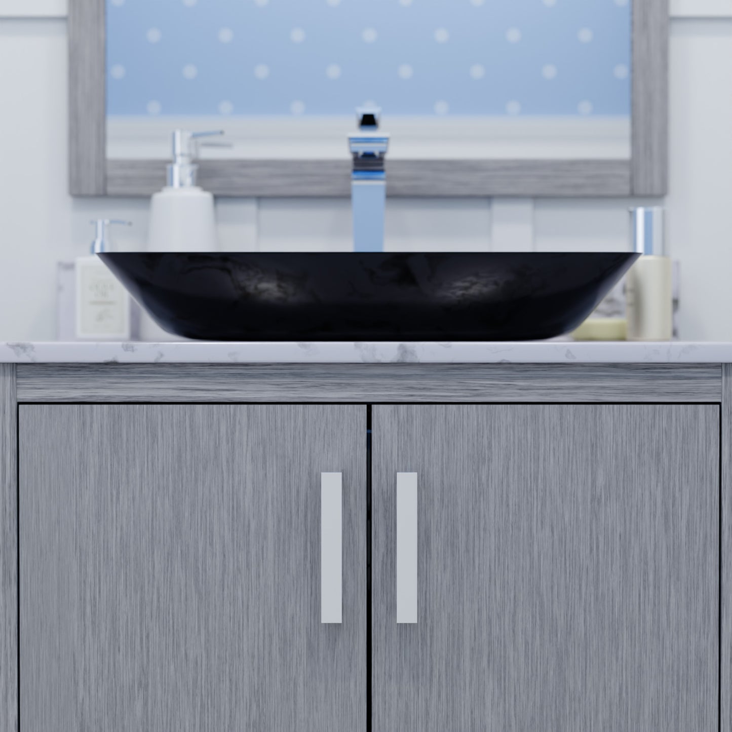 30-inch Vanity with Café Mocha Quartz Counter NOBV-30SG-6001