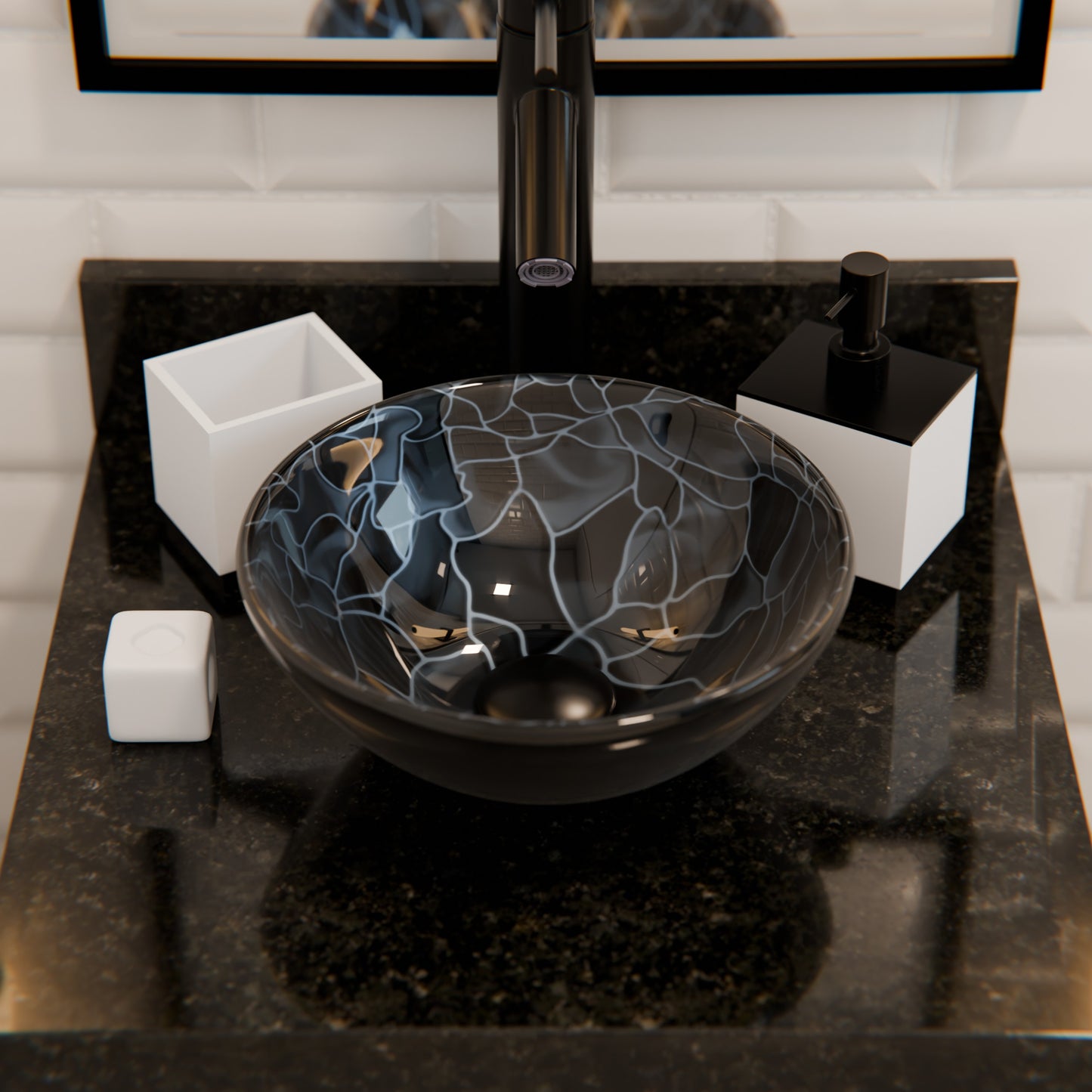 Dalyss Contemporary Single Hole Vessel Bath Faucet, BM-012 Series