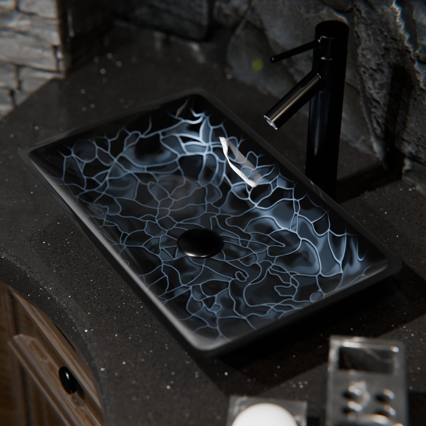 Dalyss Contemporary Single Hole Vessel Bath Faucet, BM-012 Series