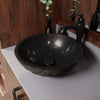 Natural Black Granite Stone Vessel Bath Sink NOSV-AN