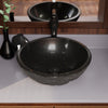 Natural Black Granite Stone Vessel Bath Sink NOSV-AN