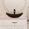 Natural Black Granite Stone Slipper Vessel Sink NOSV-AS
