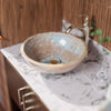 Natural Blue Onyx Stone Vessel Bathroom Sink NOSV-BO
