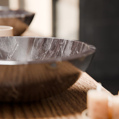 Natural Coffee Marble Stone Vessel Bath Sink NOSV-CM