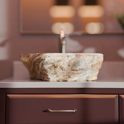 Natural Irregular Royal Cobblestone Vessel Sink NOSV-CS