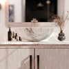 Natural Carrara White Marble Stone Vessel Sink NOSV-CW