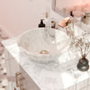 Natural Carrara White Marble Stone Vessel Sink NOSV-CW