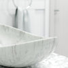 Natural Carrara White Marble Stone Vessel Sink NOSV-CWS