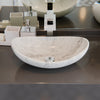 Natural Carrara White Marble Stone Vessel Sink NOSV-CWS