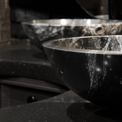 Natural Lunar Marble Stone Vessel Bath Sink NOSV-LM