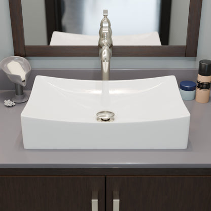 Rectangular Porcelain Vessel Bath Sink Combo NSFC-01141116 Series