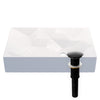 Rectangular White Porcelain Vessel Bathroom Sink NP-01141W-GEO
