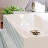 Rectangular White Porcelain Vessel Bathroom Sink NP-01141W-GEO