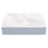 Rectangular White Porcelain Vessel Bathroom Sink NP-01141W-GEO