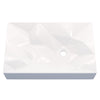 Rectangular White Porcelain Vessel Bathroom Sink NP-01141W-GEO