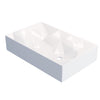 Rectangular White Porcelain Vessel Bathroom Sink NP-01141W-GEO