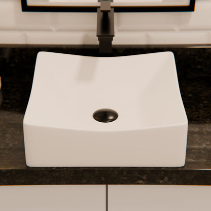 Modern Novatto Starks single hole vessel bath faucet from GF-368 series, in brushed or oil-rubbed bronze finish, for contemporary bathrooms.