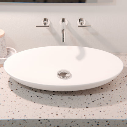 Contemporary White Porcelain Vessel Sink, NP-256300