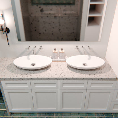 Contemporary White Porcelain Vessel Sink, NP-256300