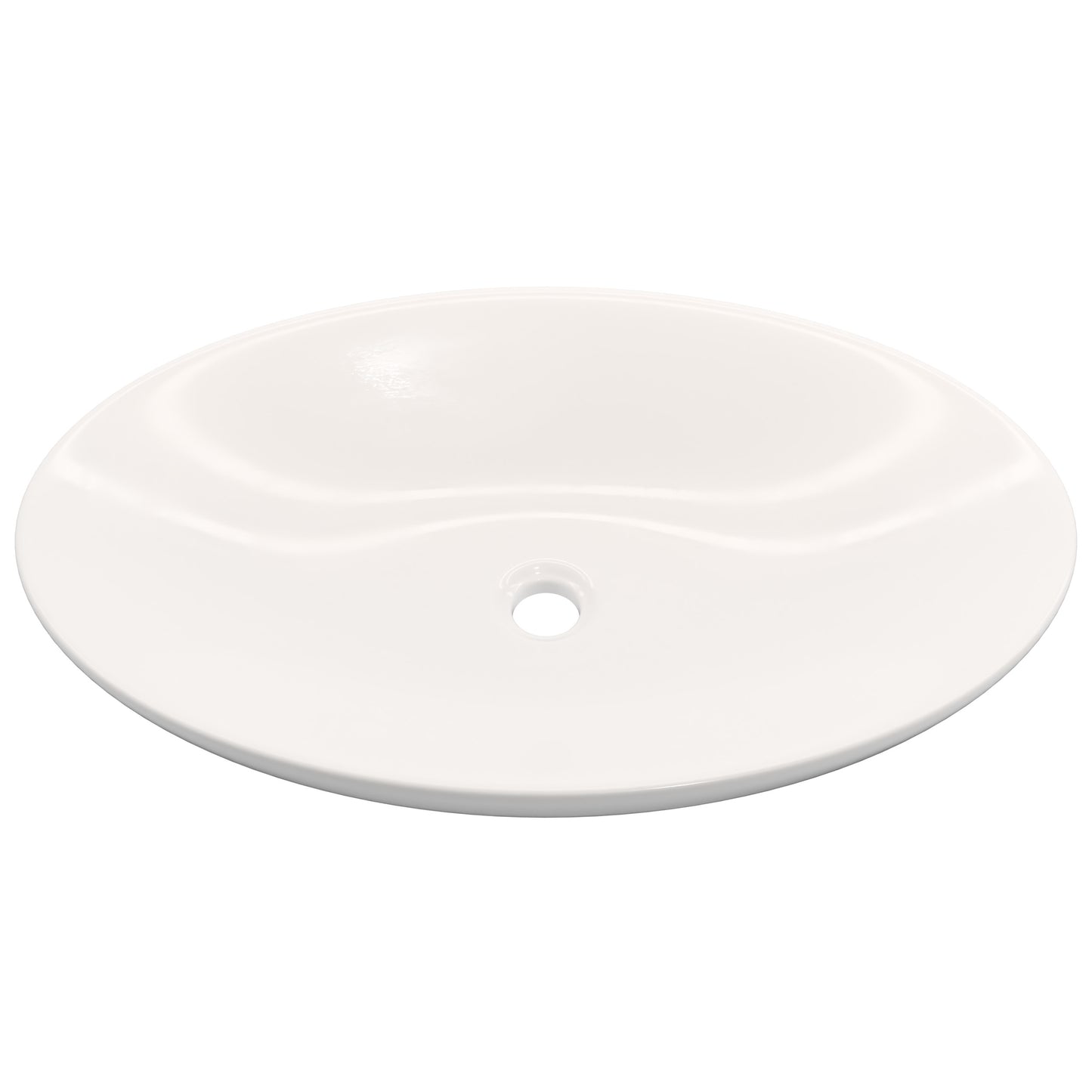Contemporary White Porcelain Vessel Sink, NP-256300