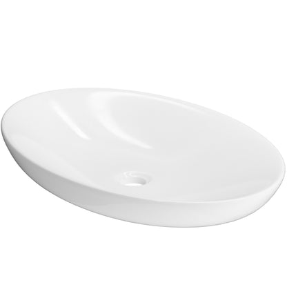 Contemporary White Porcelain Vessel Sink, NP-256300