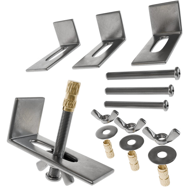 2-inch Heavy Duty Undermount Sink Clips (4 per pack), NP-CLP