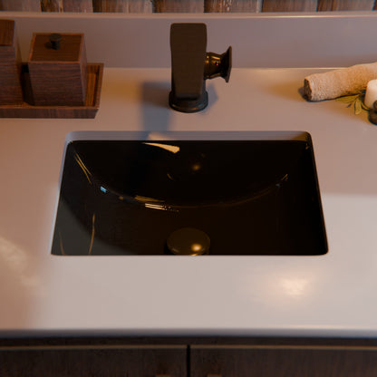 Contemporary Novatto single handle lavatory faucet from NBF-061 series, dark finish, sleek modern design for bathroom sink.